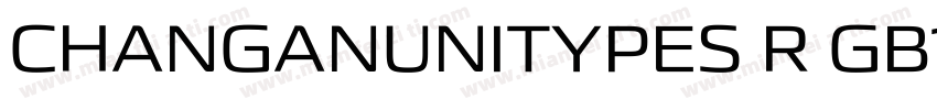 CHANGANUNITYPES R GB1 0字体转换
